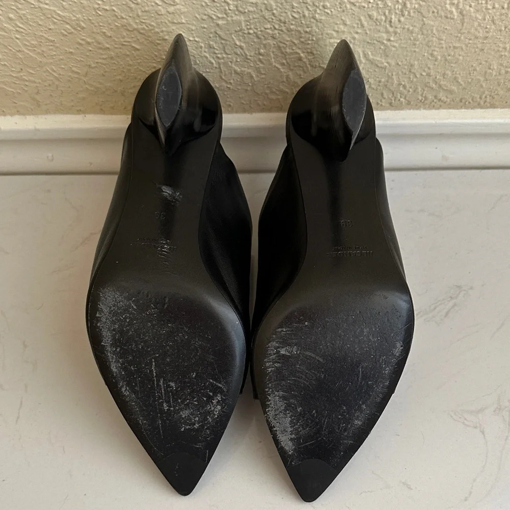 Jil Sander Architectural Heel Napa Leather Mule - Picture 5 of 9